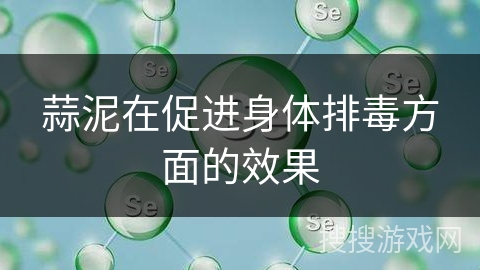 蒜泥在促进身体排毒方面的效果