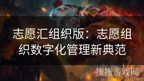 志愿汇组织版：志愿组织数字化管理新典范