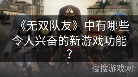 《无双队友》中有哪些令人兴奋的新游戏功能？