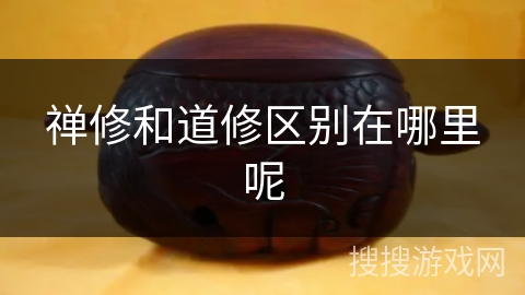 禅修和道修区别在哪里呢 禅修和道修区别在哪里呢