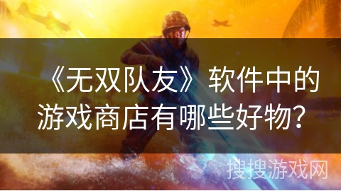 《无双队友》软件中的游戏商店有哪些好物? 《无双队友》软件中的游戏商店有哪些好物?