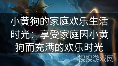 小黄狗的家庭欢乐生活时光:享受家庭因小黄狗而充满的欢乐时光 小黄狗的家庭欢乐生活时光:享受家庭因小黄狗而充满的欢乐时光
