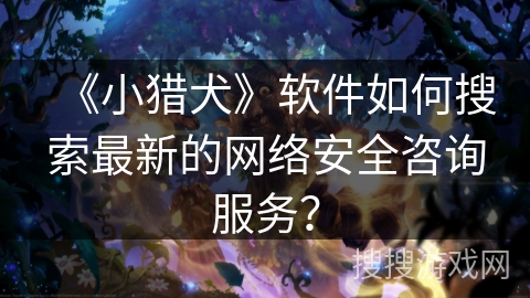 《小猎犬》软件如何搜索最新的网络安全咨询服务? 《小猎犬》软件如何搜索最新的网络安全咨询服务?