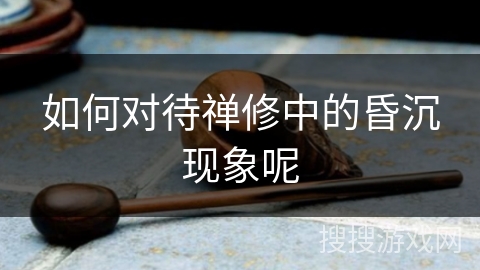 如何对待禅修中的昏沉现象呢 如何对待禅修中的昏沉现象呢