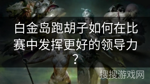白金岛跑胡子如何在比赛中发挥更好的领导力? 白金岛跑胡子如何在比赛中发挥更好的领导力?