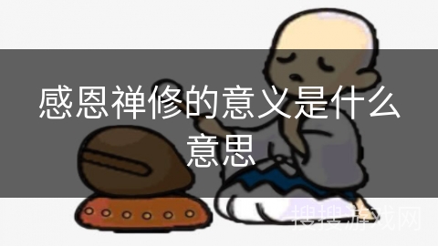 感恩禅修的意义是什么意思 感恩禅修的意义是什么意思