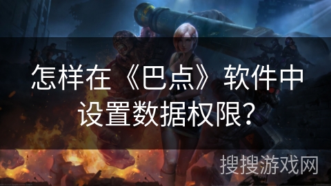 怎样在《巴点》软件中设置数据权限？