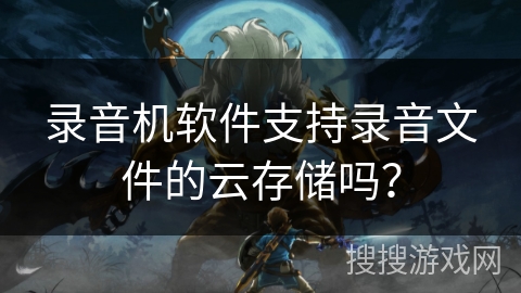 录音机软件支持录音文件的云存储吗？