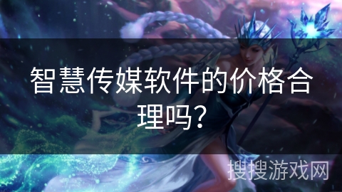 智慧传媒软件的价格合理吗? 智慧传媒软件的价格合理吗?