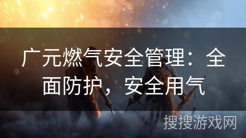 广元燃气安全管理：全面防护，安全用气