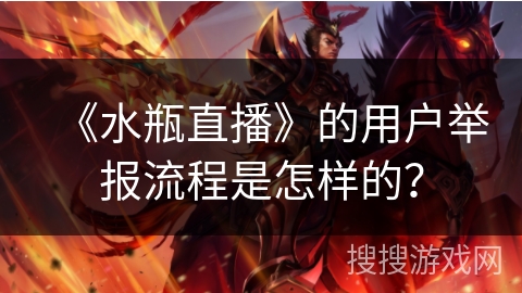 《水瓶直播》的用户举报流程是怎样的? 《水瓶直播》的用户举报流程是怎样的?