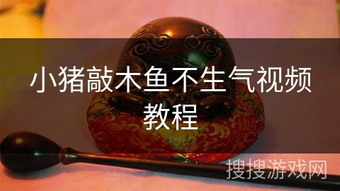 小猪敲木鱼不生气视频教程 小猪敲木鱼不生气视频教程