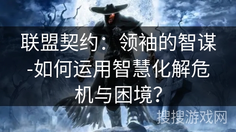 联盟契约:领袖的智谋-如何运用智慧化解危机与困境? 联盟契约:领袖的智谋-如何运用智慧化解危机与困境?
