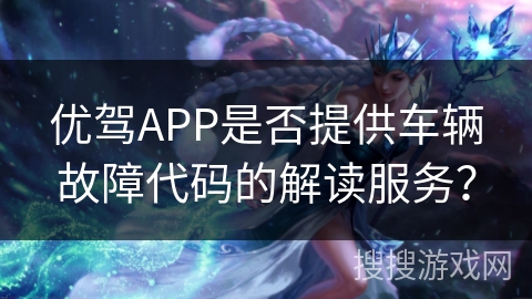 优驾APP是否提供车辆故障代码的解读服务？