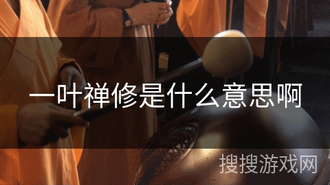 一叶禅修是什么意思啊