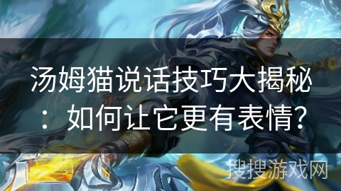 汤姆猫说话技巧大揭秘：如何让它更有表情？