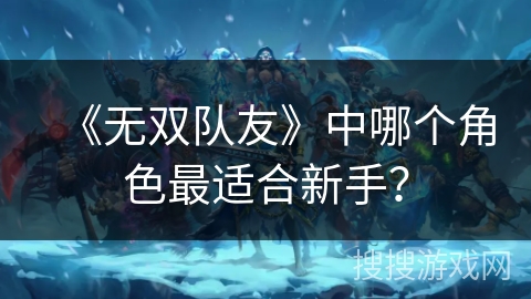 《无双队友》中哪个角色最适合新手？