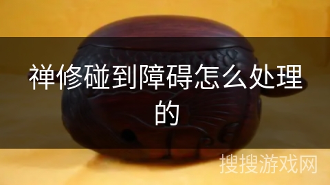 禅修碰到障碍怎么处理的