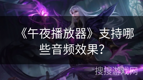 《午夜播放器》支持哪些音频效果? 《午夜播放器》支持哪些音频效果?