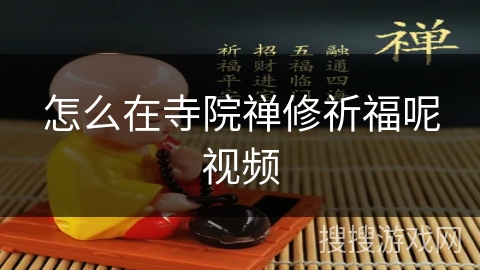 怎么在寺院禅修祈福呢视频