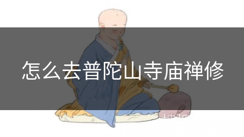 怎么去普陀山寺庙禅修