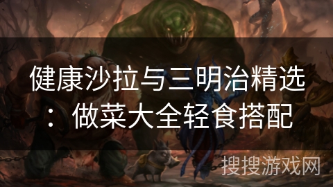 健康沙拉与三明治精选：做菜大全轻食搭配