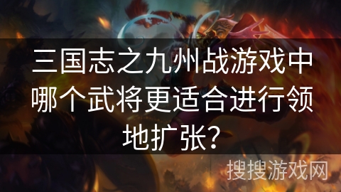 三国志之九州战游戏中哪个武将更适合进行领地扩张？