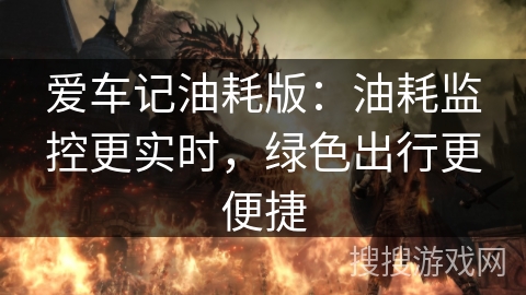 爱车记油耗版：油耗监控更实时，绿色出行更便捷