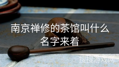 南京禅修的茶馆叫什么名字来着