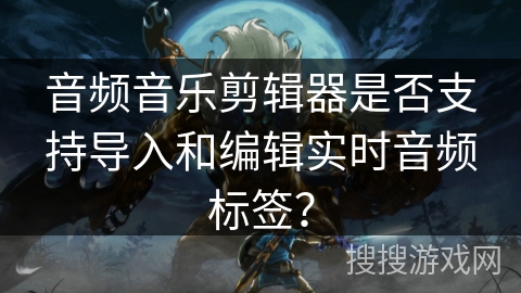 音频音乐剪辑器是否支持导入和编辑实时音频标签？
