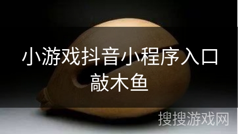 小游戏抖音小程序入口敲木鱼