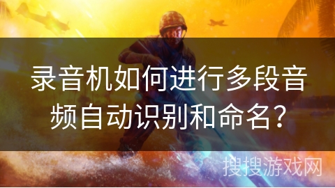 录音机如何进行多段音频自动识别和命名？