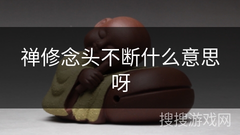 禅修念头不断什么意思呀