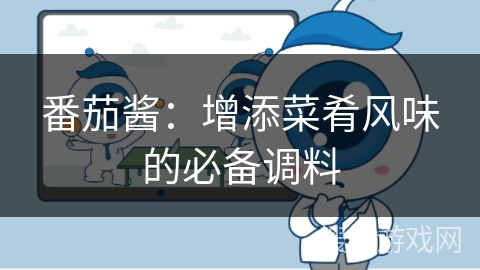 番茄酱：增添菜肴风味的必备调料