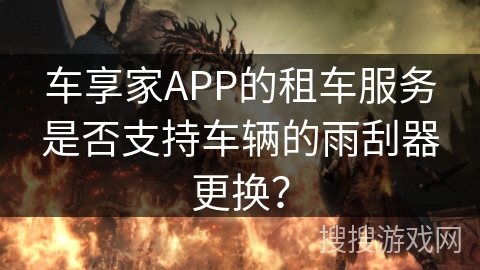 车享家APP的租车服务是否支持车辆的雨刮器更换？