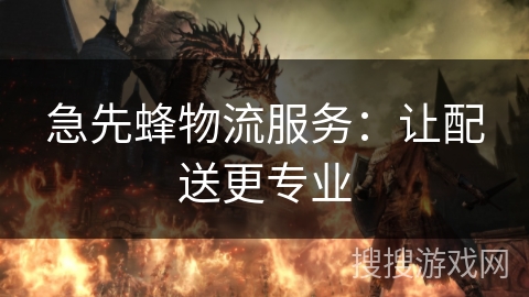 急先蜂物流服务：让配送更专业