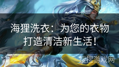 海狸洗衣：为您的衣物打造清洁新生活！