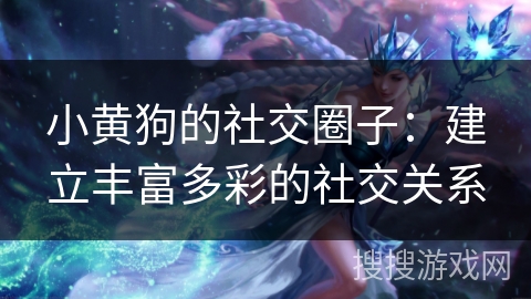 小黄狗的社交圈子：建立丰富多彩的社交关系
