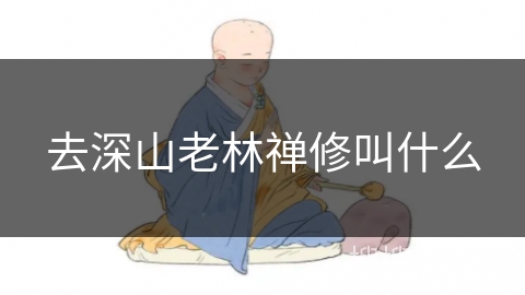 去深山老林禅修叫什么