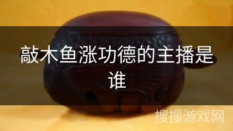 敲木鱼涨功德的主播是谁