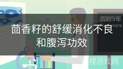 茴香籽的舒缓消化不良和腹泻功效