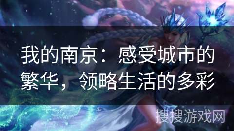 我的南京：感受城市的繁华，领略生活的多彩
