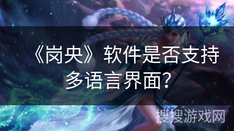 《岗央》软件是否支持多语言界面？
