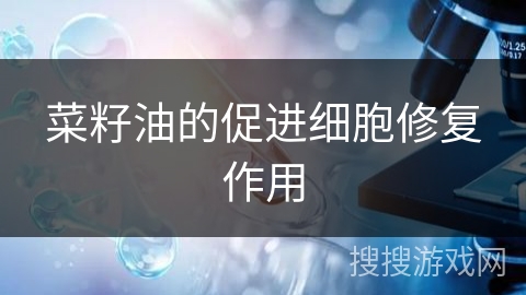 菜籽油的促进细胞修复作用
