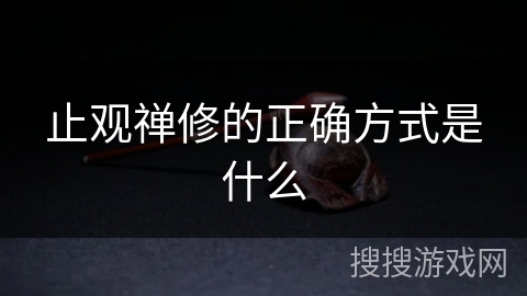 止观禅修的正确方式是什么