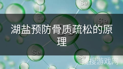湖盐预防骨质疏松的原理