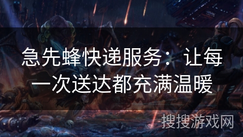 急先蜂快递服务：让每一次送达都充满温暖