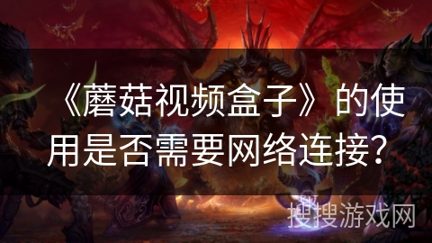 《蘑菇视频盒子》的使用是否需要网络连接？