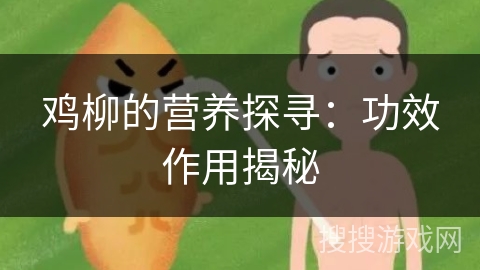 鸡柳的营养探寻:功效作用揭秘