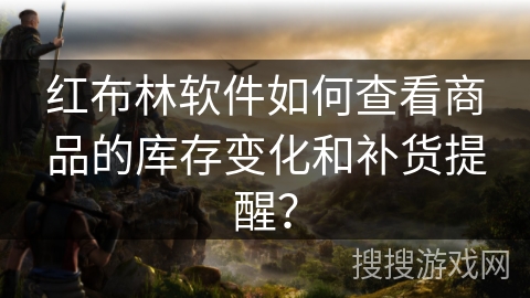 红布林软件如何查看商品的库存变化和补货提醒？